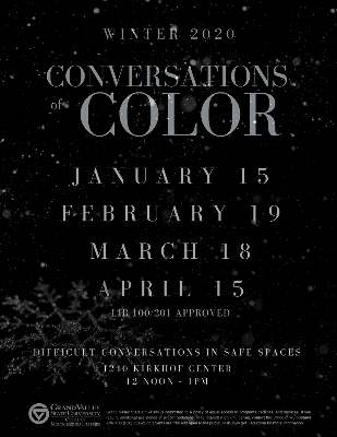 Conversations of Color winter flyer